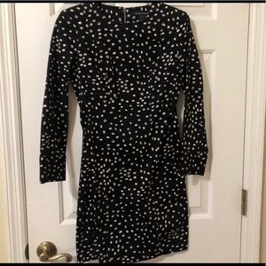 French Connection Patterned Fitted Dress
